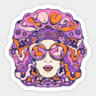 Retro Lover Sticker